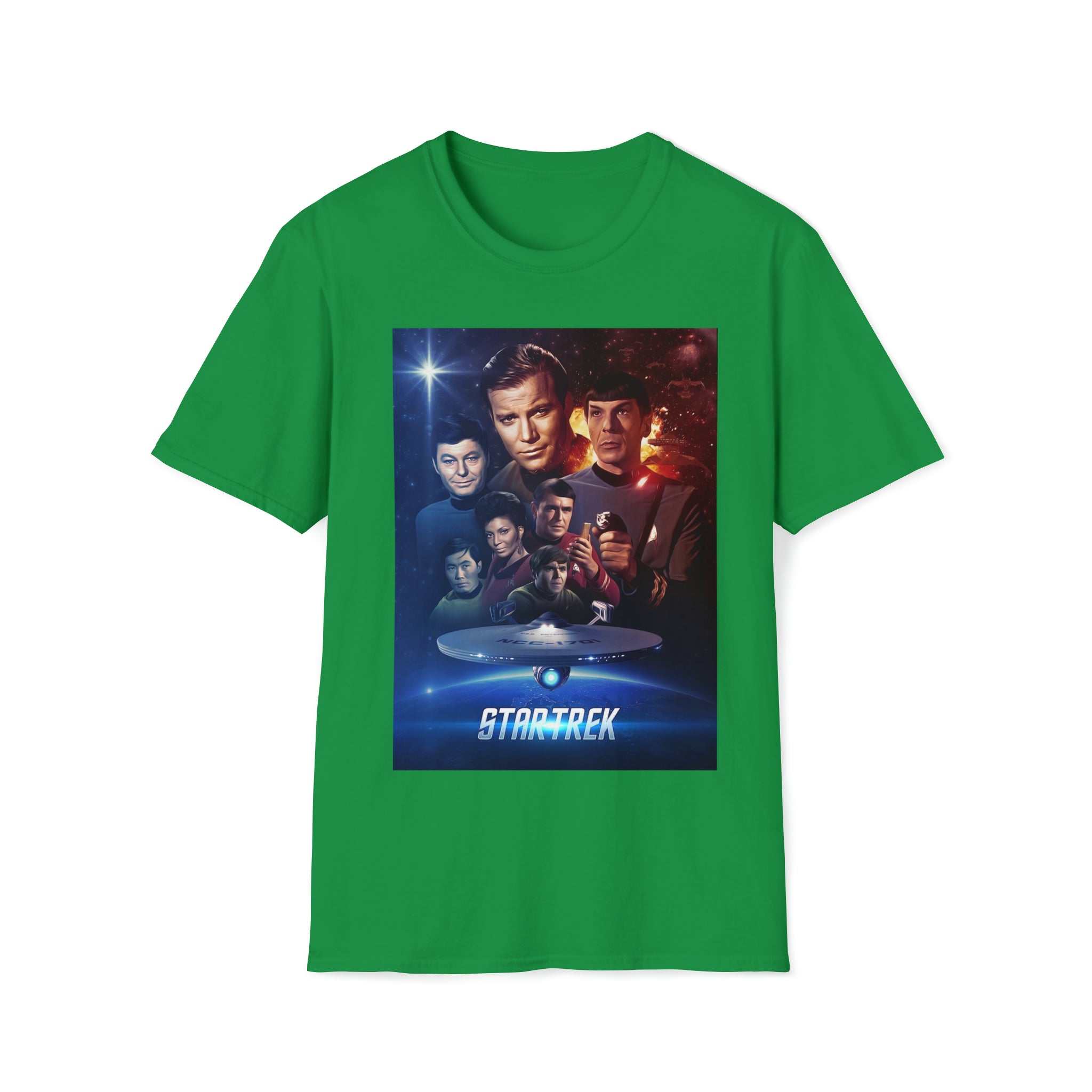 Star Trek original cast- Unisex Softstyle T-Shirt - Creations by Chris and Carlos